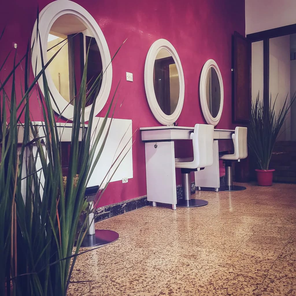 Modern salon interior